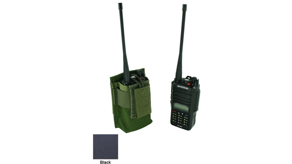 Specter Gear MOLLE Radio Pouch, Fits Baofeng UV-9R, Black, 1229 BLK