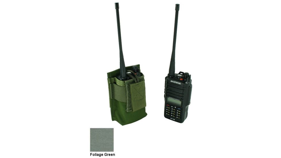 Specter Gear MOLLE Radio Pouch, Fits Baofeng UV-9R, Foliage Green, 1229 FG