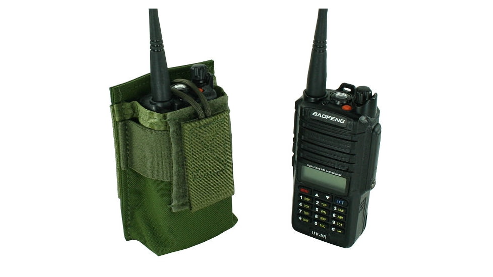 Specter Gear MOLLE Radio Pouch, Fits Baofeng UV-9R, OD Green, 1229 OD
