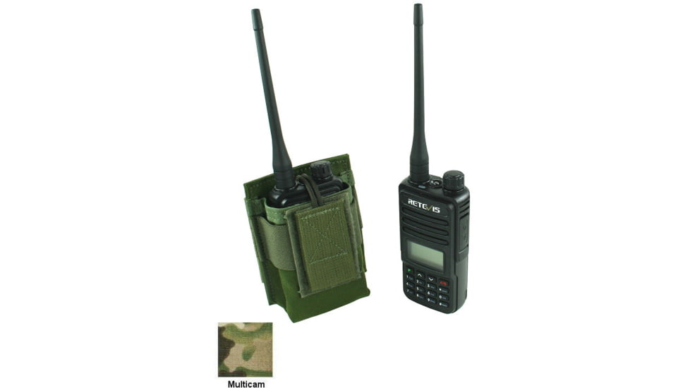 Specter Gear MOLLE Radio Pouch, Fits Retevis RT85, MultiCam, 1237 MULT