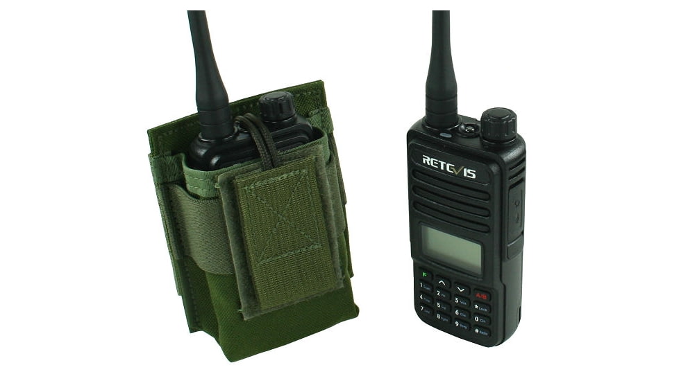 Specter Gear MOLLE Radio Pouch, Fits Retevis RT85, OD Green, 1237 OD
