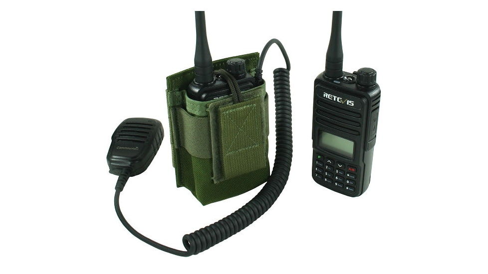 Specter Gear MOLLE Radio Pouch, Fits Retevis RT85, OD Green, 1237 OD