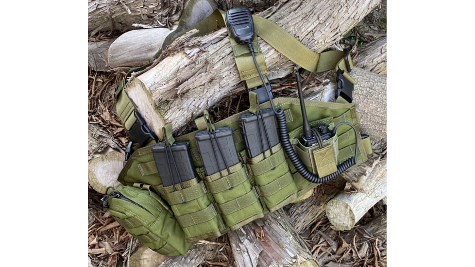 Specter Gear MOLLE Radio Pouch, Fits Retevis RT85, OD Green, 1237 OD