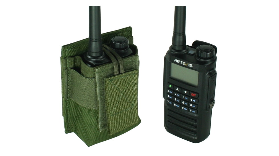 Specter Gear MOLLE Radio Pouch, Fits Retevis RT87, OD Green, 1213 OD