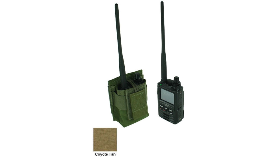 Specter Gear MOLLE Radio Pouch, Fits Yaesu FT-3D, Coyote, 1221 COY