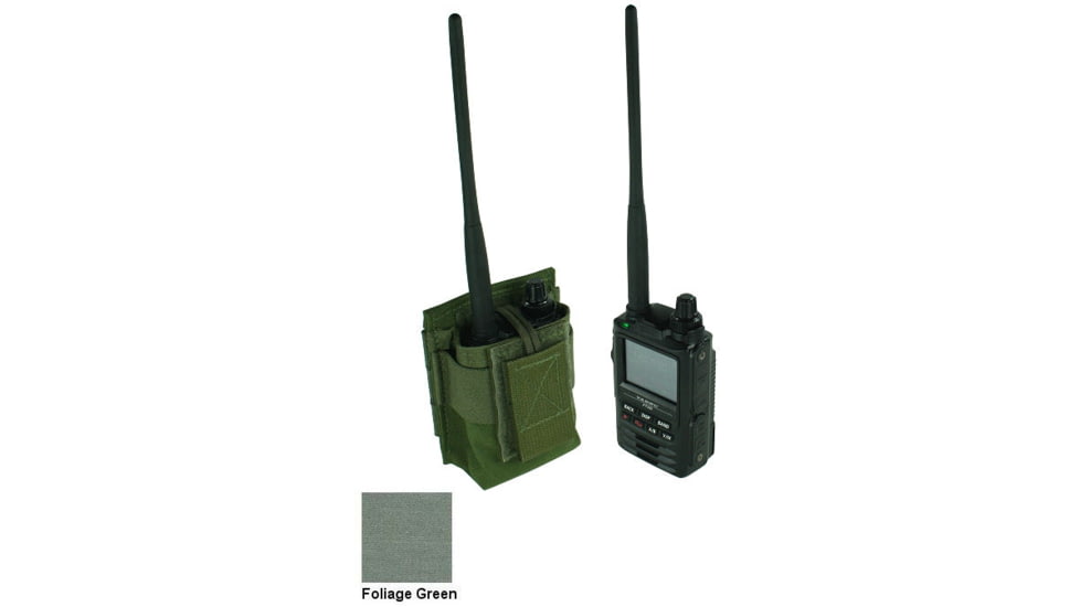 Specter Gear MOLLE Radio Pouch, Fits Yaesu FT-3D, Foliage Green, 1221 FG