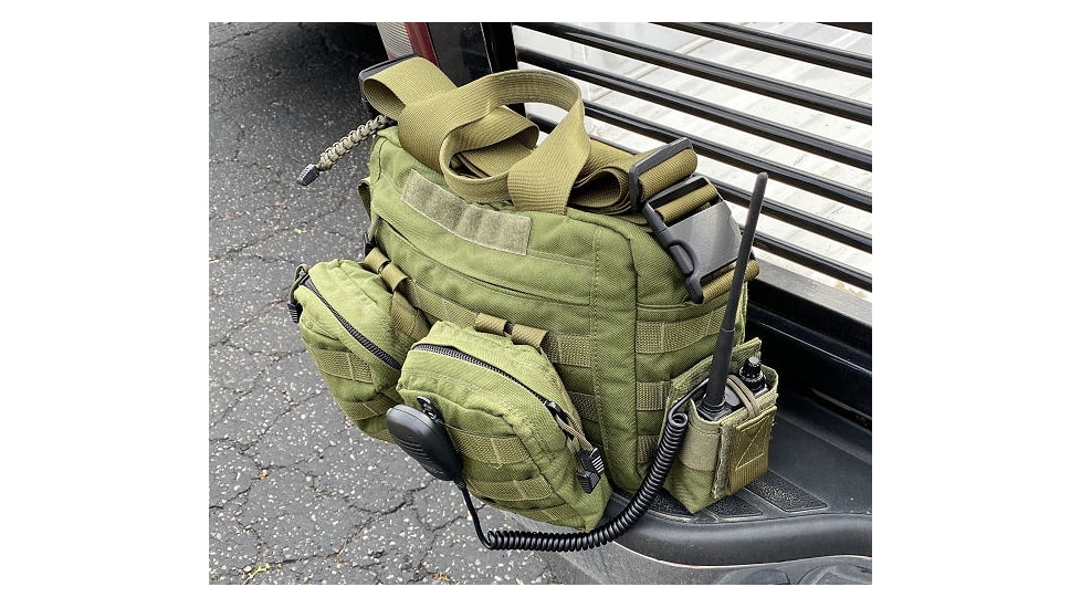 Specter Gear MOLLE Radio Pouch, Fits Yaesu FT-3D, OD Green, 1221 OD