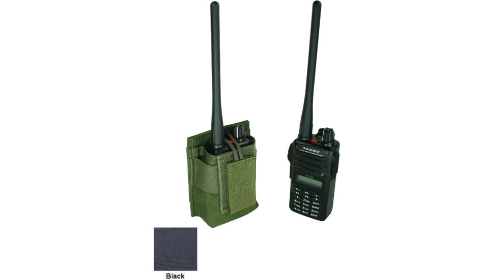Specter Gear MOLLE Radio Pouch, Fits Yaesu FT-65, Black, 1215 BLK