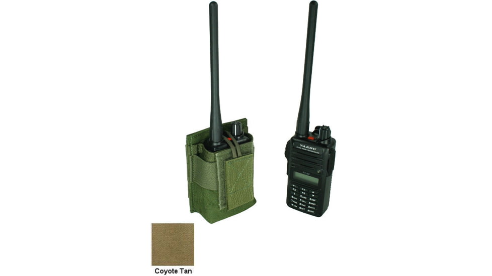 Specter Gear MOLLE Radio Pouch, Fits Yaesu FT-65, Coyote, 1215 COY