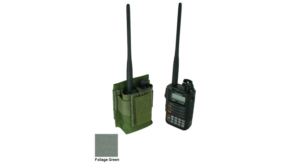 Specter Gear MOLLE Radio Pouch, Fits Yaesu FT-70D, Foliage Green, 1219 FG