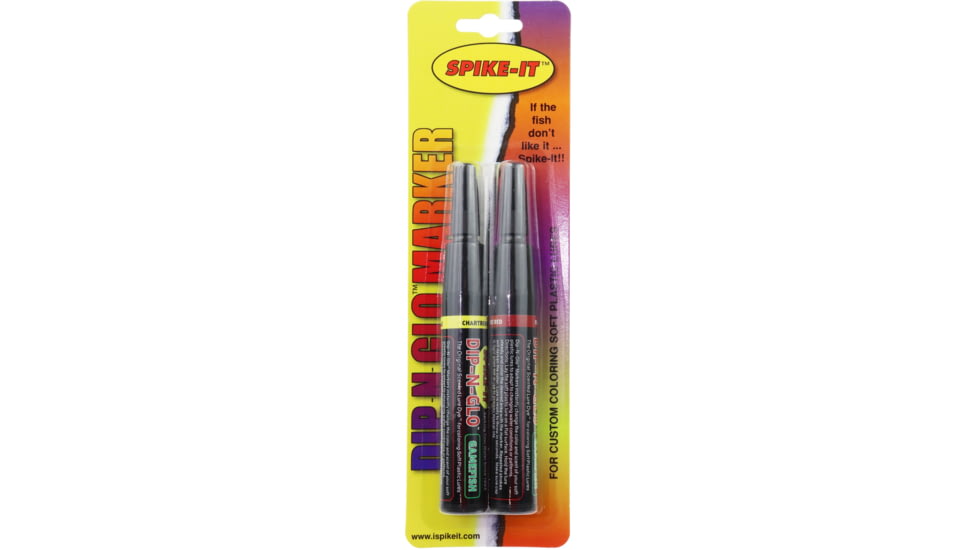 Spike It Double Marker, Gamefish Chartreuse/Red, 2pk, SP17003