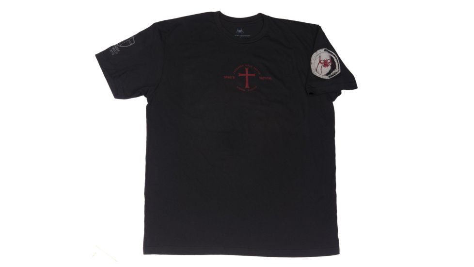 Spikes Tactical Mens - T-Shirt - If God Be For Me, Black, 2XL SGT1075-2X