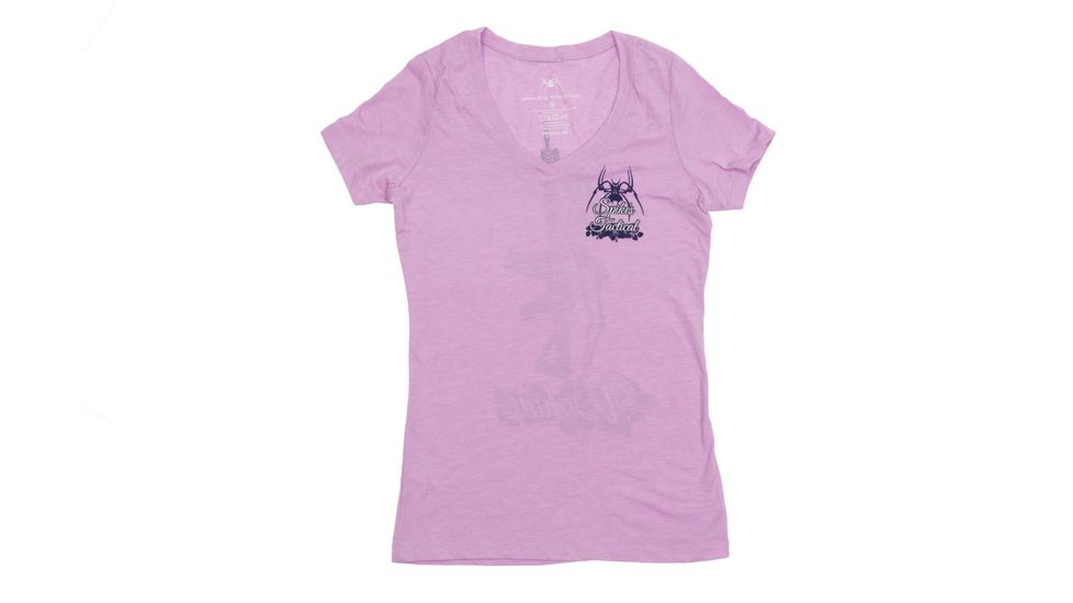 Spikes Tactical Womens - T-Shirt - V-Neck - Wahine, Pink, 2XL SGT3020-2X
