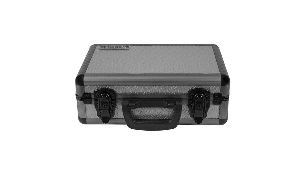 Sportlock AlumaLock Double Handgun Case,8.3x11.9x2.4in,Gray 00002G, EDEMO2