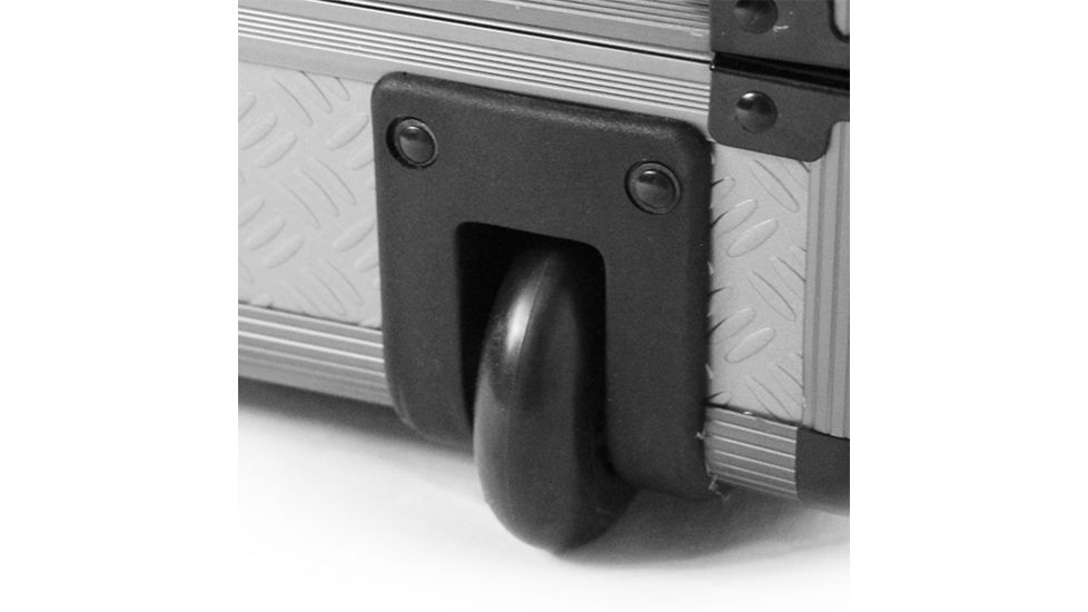 Sportlock AlumaLock Double Rifle/Shotgun w/ Wheels Case,13.1x52.3x2.7in,Gray 00010G