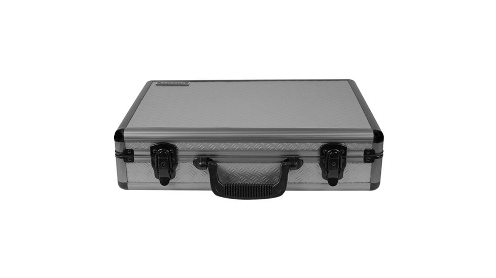 Sportlock AlumaLock Quad Handgun Case,12.8x17.4x2.6in,Gray 00003G