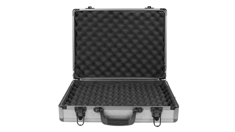 Sportlock AlumaLock Quad Handgun Case,12.8x17.4x2.6in,Gray 00003G