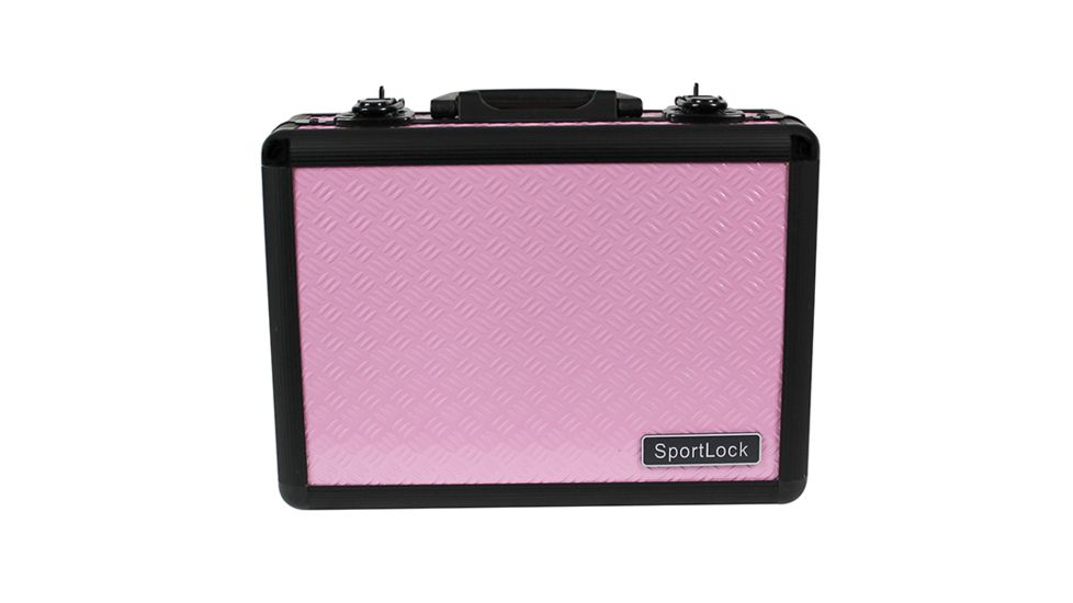 Birchwood Casey Double Pistol Case, Pink, 11.75x8.5x4in 00002P, EDEMO1