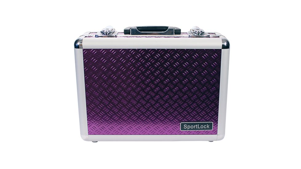 Birchwood Casey Double Pistol Case, Purple, 11.75x8.5x4in 00002PR