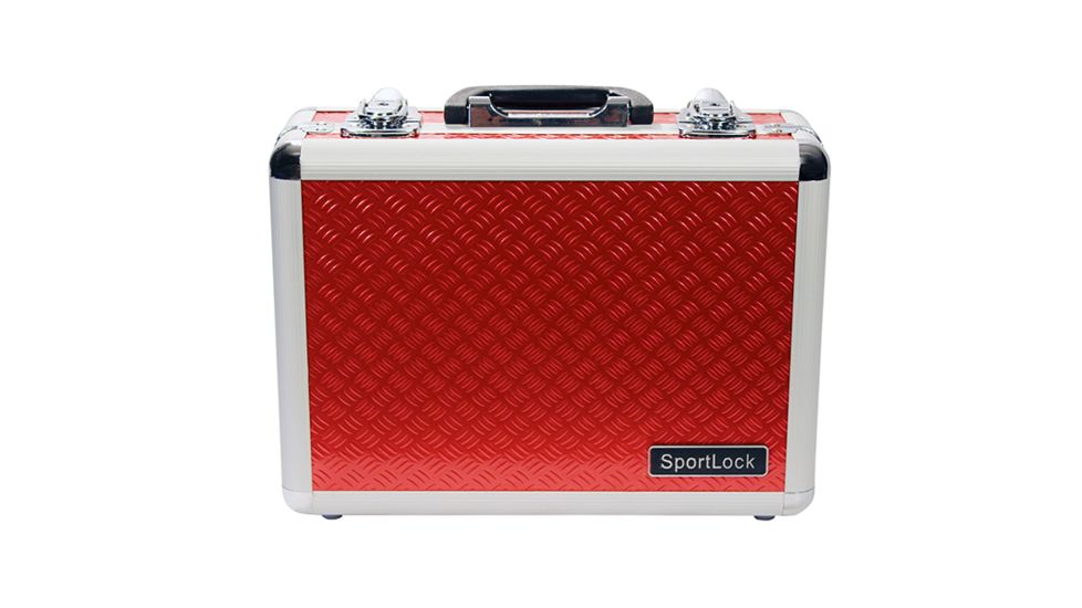 Birchwood Casey Double Pistol Case, Red, 11.74x8.5x4in 00002R