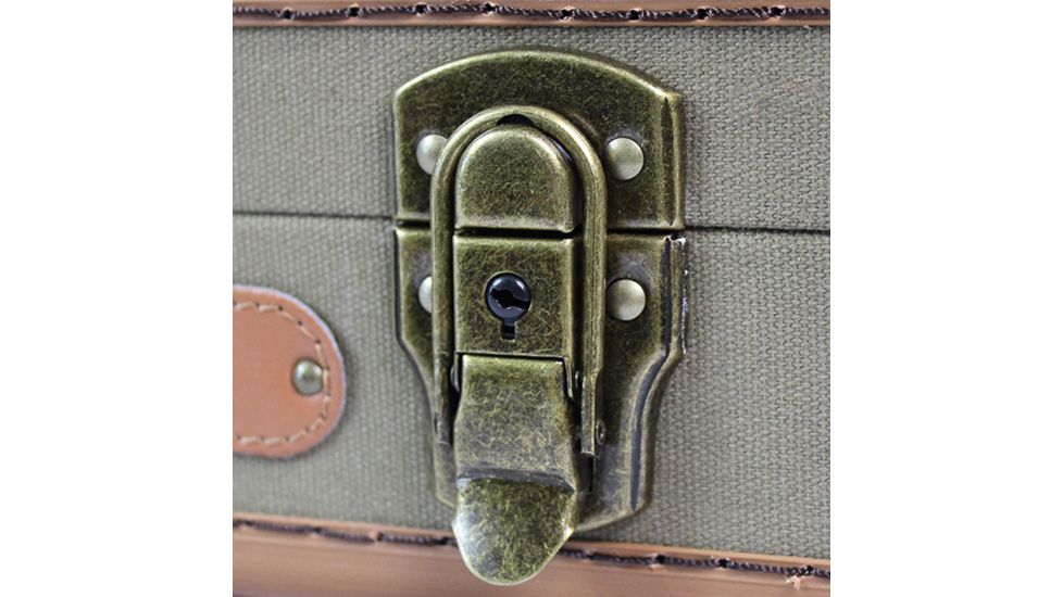 Sportlock LeatherLock Deluxe Canvas Takedown Shotgun Case,8x34.4x2in,Brown 87