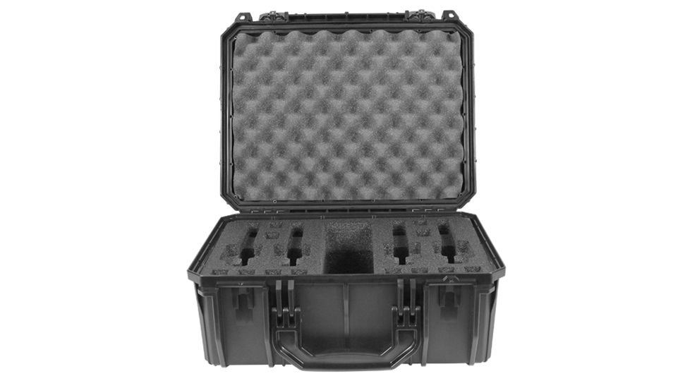SportLock Quick Draw Foam Fitted Pistol Case, Black, 18x15x8in 00047