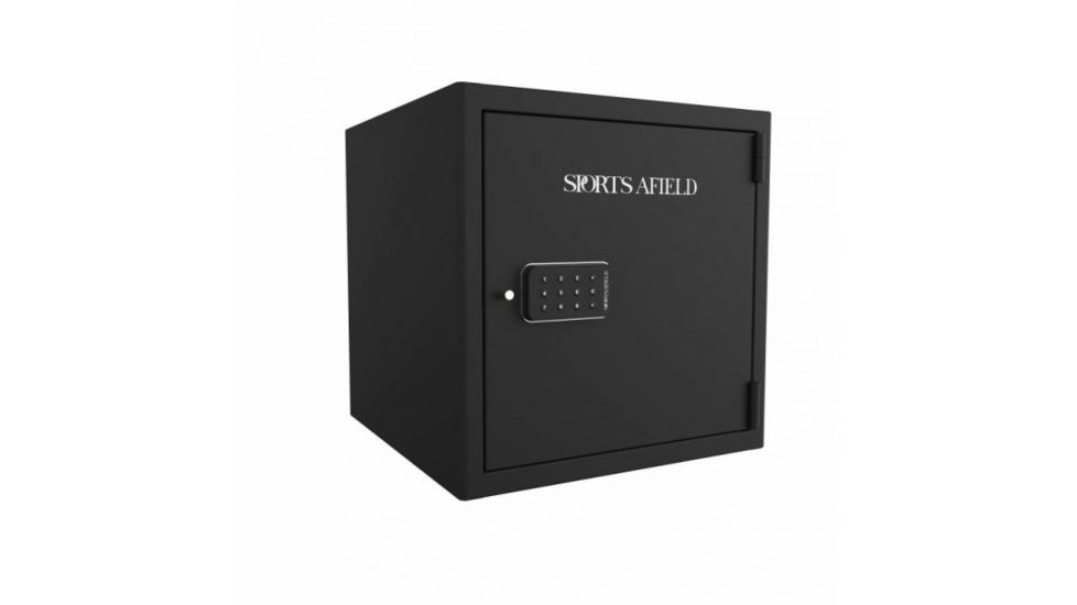 Sports Afield SA-ES03 Home &amp; Office Fire Gun Safe, Black, 20in x 20in x 20in, SA-ES03