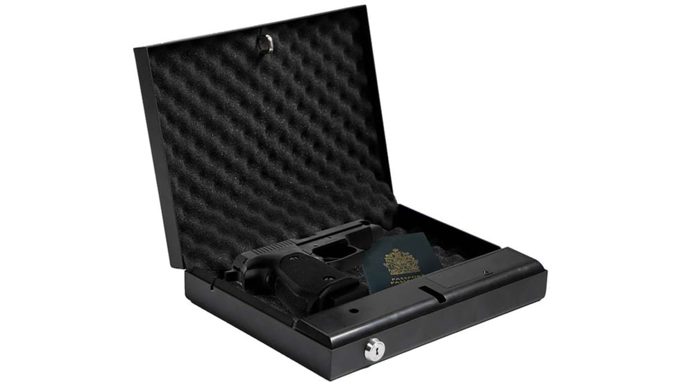 Sports Afield SA-HD1 Home Defense Quick Access Vault, Biometric Lock, 1 Handgun, 2.5 x 11 x 8.5in, Black, No FRT, SAHD1BIO