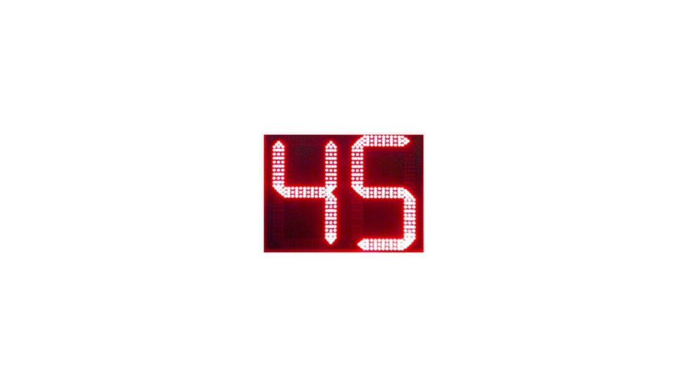 Sports Radar 12in two Digit Red LED Display, DL1211