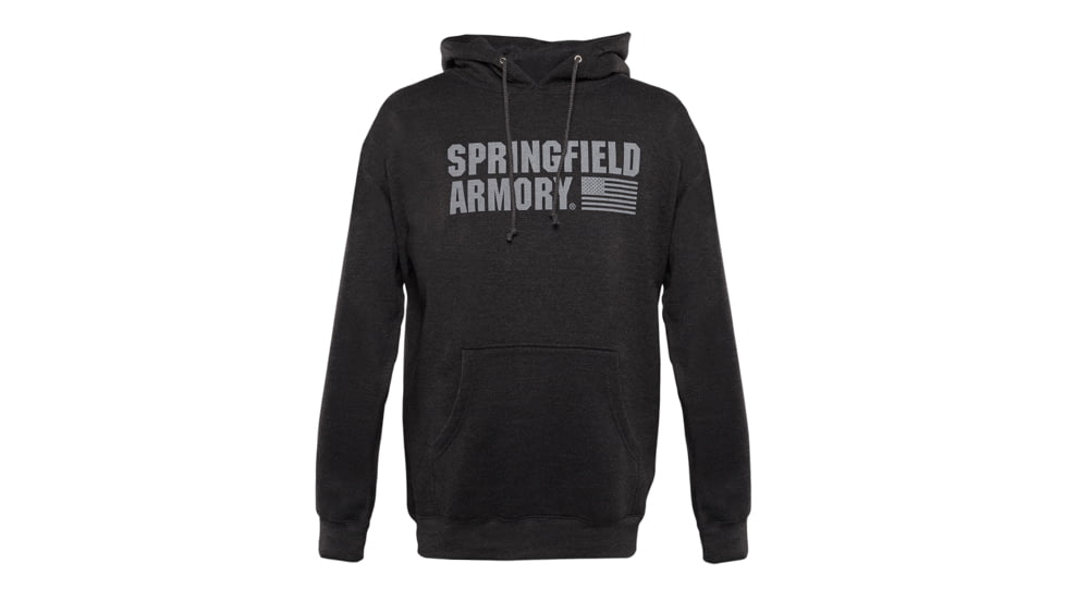 Springfield Armory GEP1663M Springfield Flag Logo Men's Sweatshirt Charcoal Gray