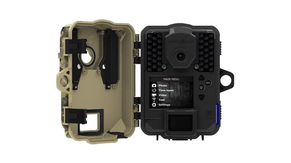 Spy Point 11MP Invisible LEDs Ultra Compact Trail Camera,HD720P Video,42 LED,Camo 267431