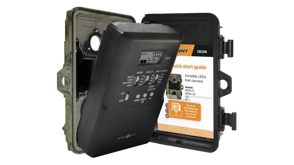 Spy Point 9MP Invisible LEDs Trail Camera,35 LED,480P Video,Camo 267435