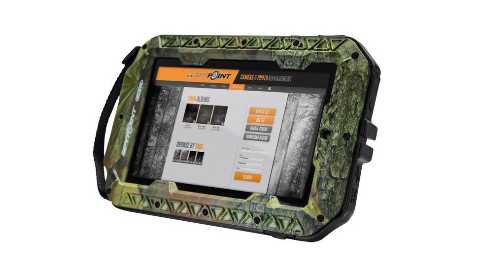Spy Point Geopad Tablet and Picture Viewer with GPS, Bluetooth, and WIFI, Camo Geopad