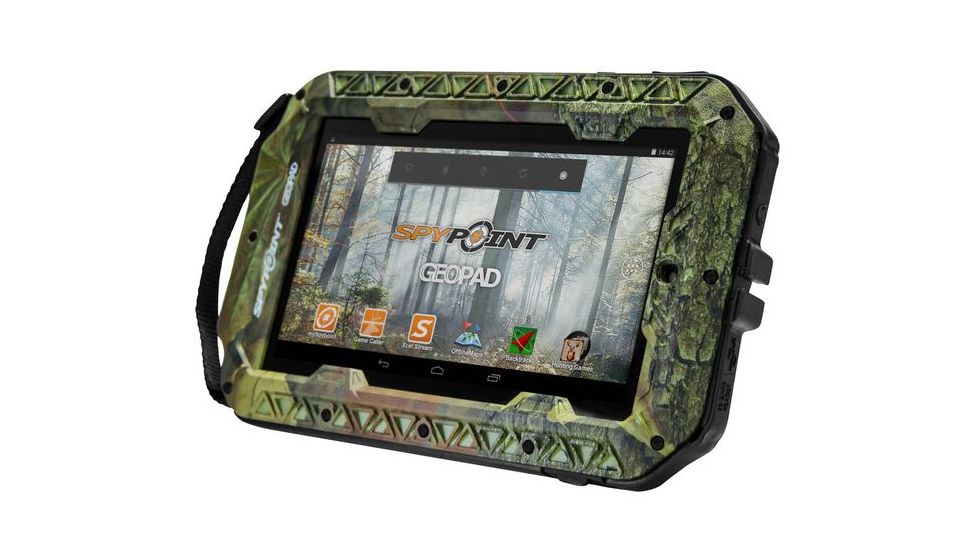 Spy Point Geopad Tablet and Picture Viewer with GPS, Bluetooth, and WIFI, Camo Geopad