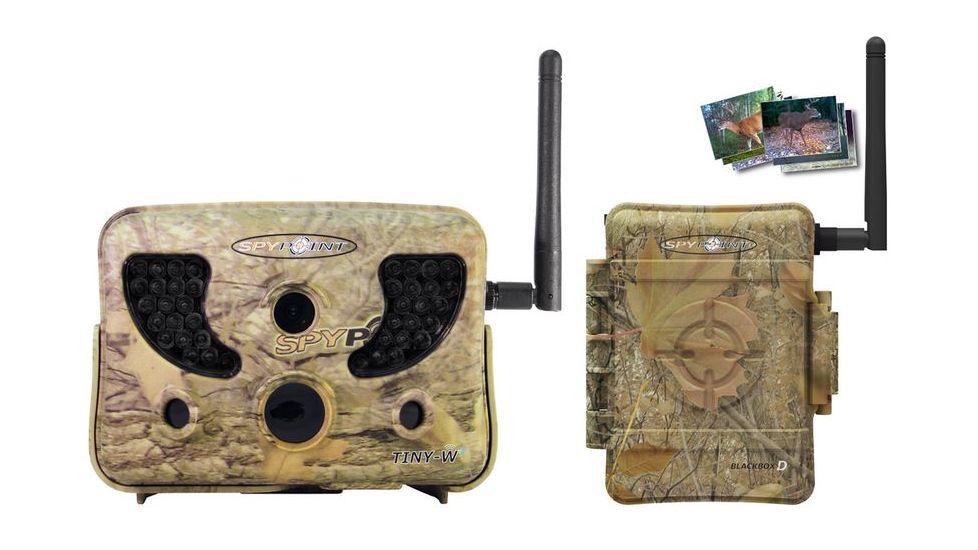 Spy Point Tiny-W3 10MP Trail HD Camera w/Wireless Access and Time-Lapse/Multi-shot, Camo Tiny-W3