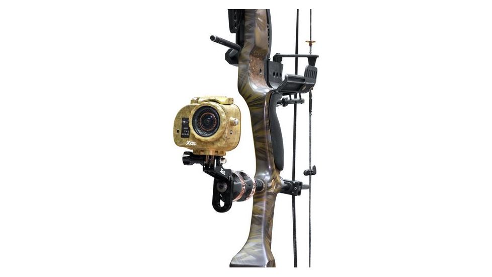Spy Point Xcel Action Camera Bow Mount, Black XHD-BM