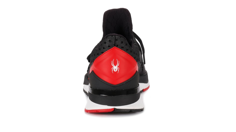 Spyder Tempo Sneakers - Mens, Black/ Fiery Red, M090, SP10152-M090