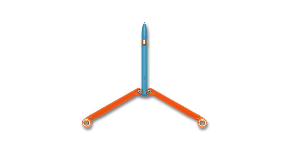 Spyderco BaliYo Pens,Orange/Blue, YUS116