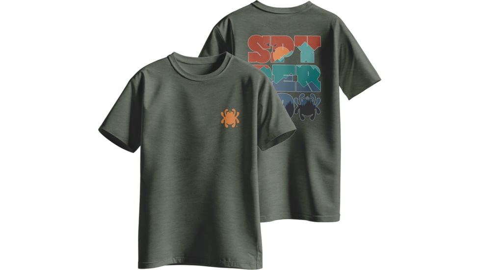 Spyderco T-Shirt - Men's, Heather Green, Extra Large, TS06HGR_XL