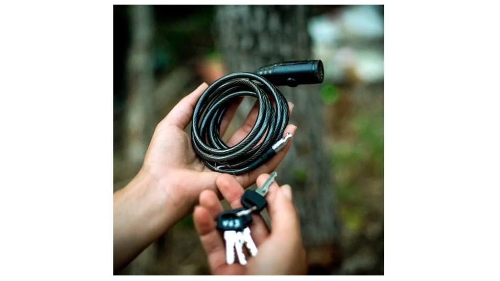 Spypoint 6ft Cable Lock w/2 Keys, Black CLM-6FT