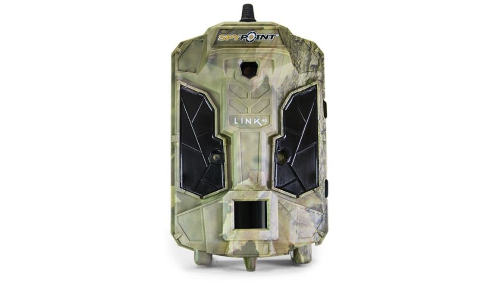 Spypoint Link 4G Cellular Trail Camera, 12 MP, 62 LEDs, HD video with sound, Camoflauge Link 4G