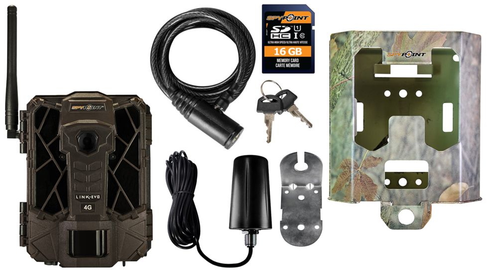 Spypoint Link-Evo Cellular Trail Camera + Accessory Bundle