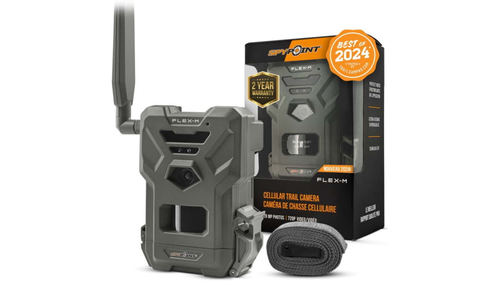Spypoint FLEX-M Cellular Trail Camera 28MP Grey 299C5F38