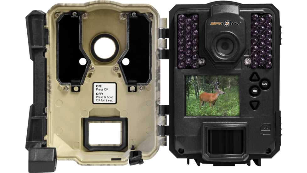 Spypoint Ultra Compact 12 MP 42 LEDs Trail Camera, Camo, FORCE-DARK
