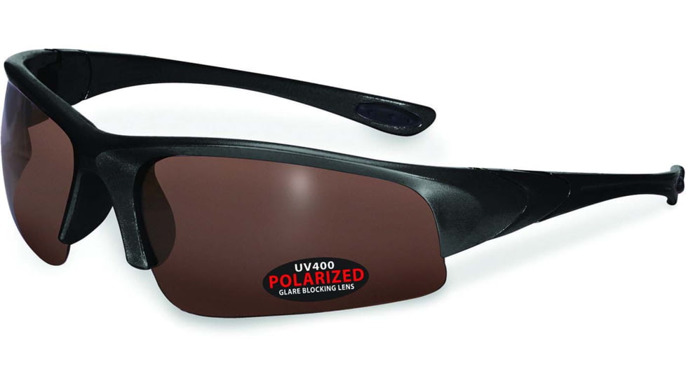 SSP Eyewear Chewuch Polarized Glasses, Black Frame, Bronze Lens, CHEWUCH BLK BRZ