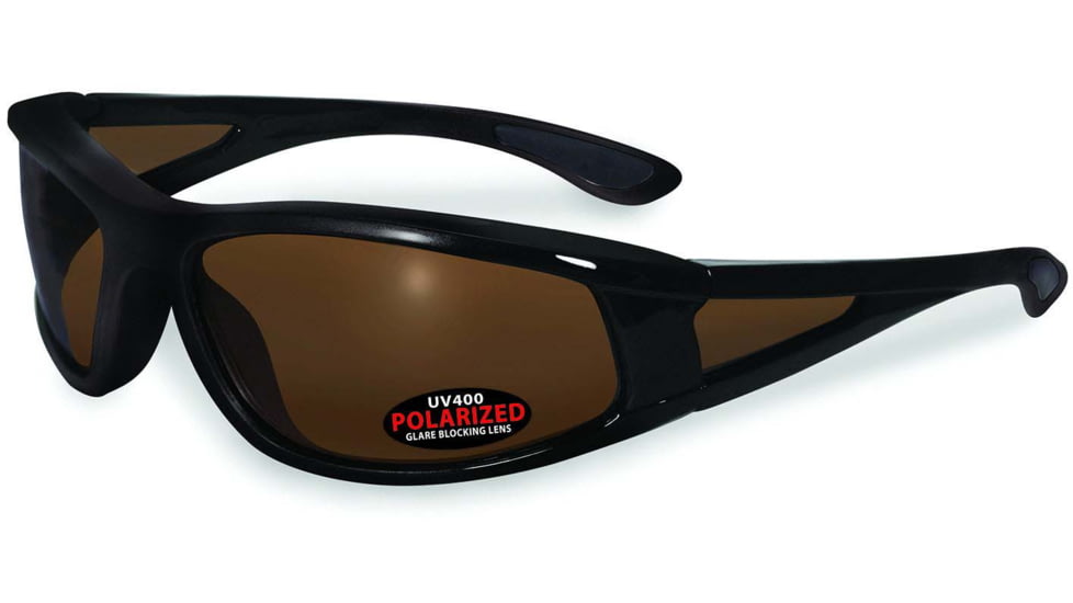 SSP Eyewear Puyallup Polarized Sunglasses, Black Frame, Bronze Lens, PUYALLUP BLK BRZ