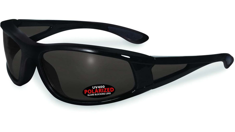 SSP Eyewear Puyallup Polarized Sunglasses, Black Frame, Gray Lens, PUYALLUP BLK GRY