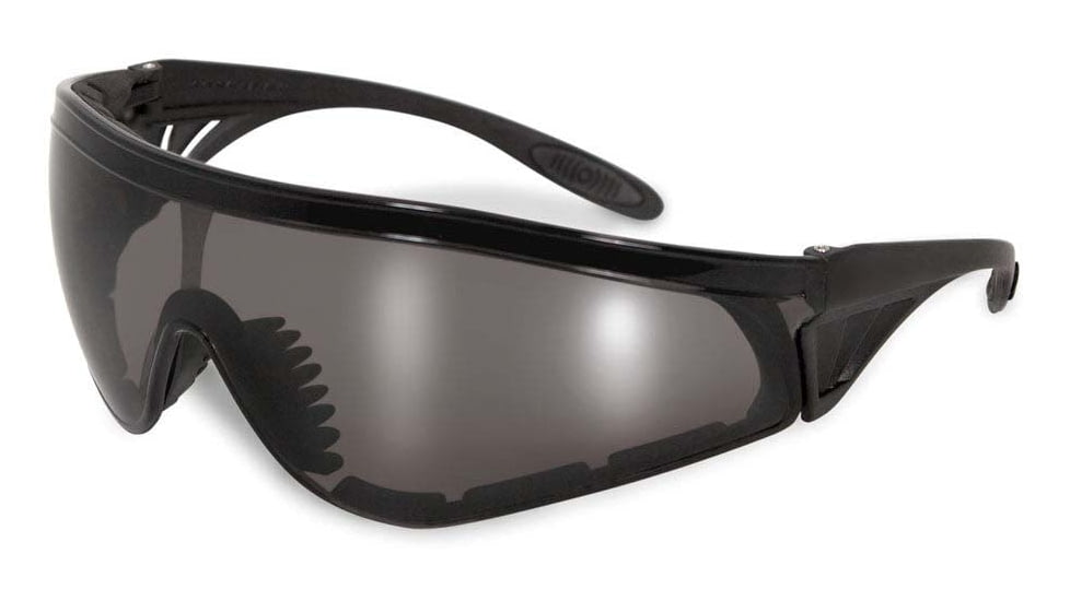 SSP Eyewear Sammamish Safety Glasses, Black Frame, Mirrored Lens, SAMMAMISH M
