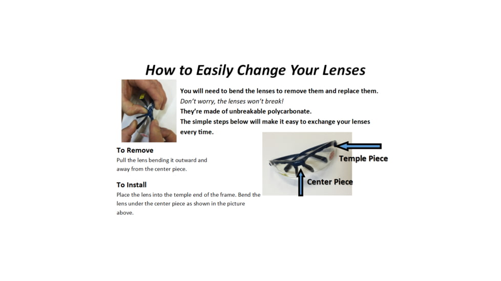 SSP Eyewear Top Focal Assorted Interchangeable Shooting Glasses w/ 2.25 Magnification, Black Frame, Amber, Clear And Smoked Lenses, TF225 AST KIT