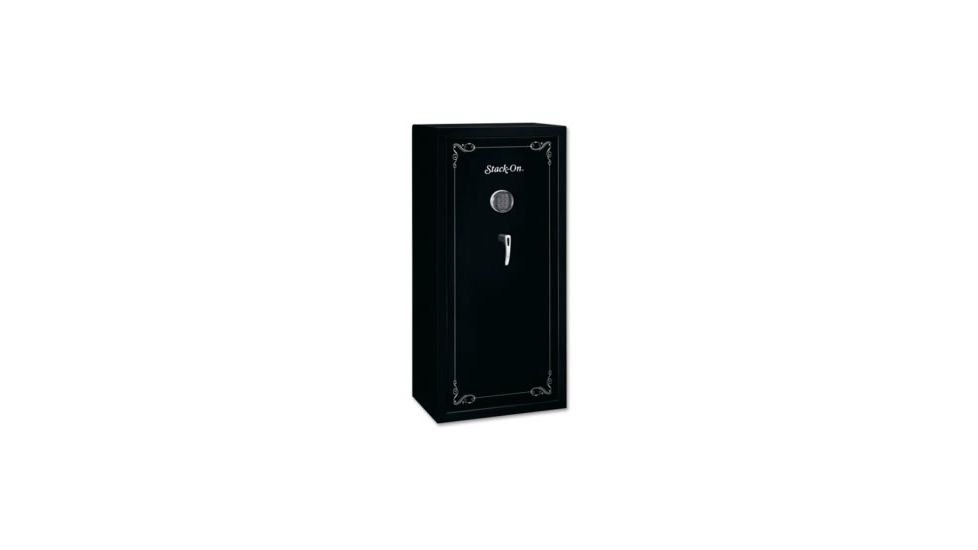 Stack-On 22-Gun, Electronic Lock, Fully Convertible, Matte Black, Medium SS-22-MB-E-DS